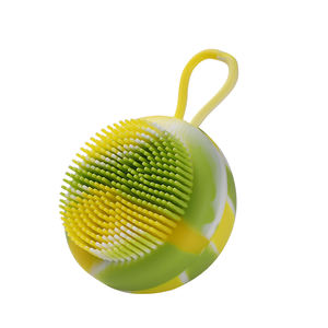 Hot-selling Practical Soft 100% Silicone Pet Dog Cat <b>Hair</b> and Scalp Massage Wash Brush - Product Image 6