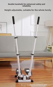 Appareil d'exercice multifonctionnel silencieux TB Swing Arm Stepper SF-V8 en fer pour usage domestique, machine d'exercice des pieds, équipement de fitness stationnaire pour la perte de poids - Product Image 5