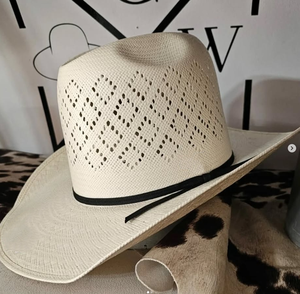 ND092 Unisex Cowboy <strong>Hat</strong> Body 5BU 1BU 2BU 3BU 4BU 5BU <strong>Japan</strong> <strong>Straw</strong> <strong>Hat</strong> with Holes for Outdoor Parties Travel Premium Sombrero - Product Image 5