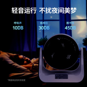 Home Desktop Air Circulator <b>Fan</b> 10 12.9 In <b>Remote</b> <b>Control</b> Rotary Low Noise Inverter Convection Multi Speed Timer <b>Fan</b> - Product Image 4