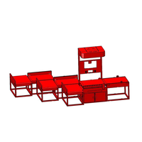 Machine de tri de colis, tri intelligent logistique, trieuse à convoyeur en zigzag, diviseur pour le tri de colis