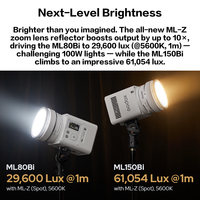 GODOX ML150Bi Lumière LED portable pour la photographie en extérieur, éclairage de remplissage pour diffusion en direct, éclairage constant de studio