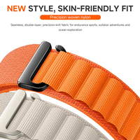 Bracelet en nylon Upro Alpine Loop pour Samsung Galaxy Watch7 Ultra 47 mm, robuste, sportif, respirant, avec boucle en C, vente en gros