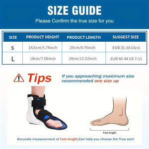 Stabilisateur de sport réglable pour les blessures au tendon d'Achille Support de pied de cheville de rééducation hivernale avec protection anti-entorse - Product Image 5