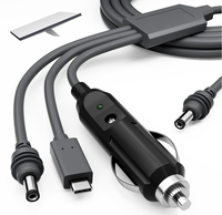 Câble d'alimentation CC Starlink Mini 3-en-1 12-24V avec prise allume-cigare mâle CC, étanche, de remplacement, haute qualité, 3/5M