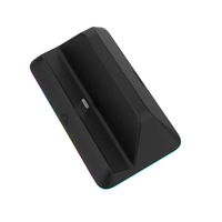 Station de charge portable avec base lumineuse RGB pour Nintendo Switch 2, compatible Switch/Switch OLED – Support de charge pour console