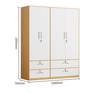ตู้เสื้อผ้าจัดระเบียบตู้เสื้อผ้าห้องนอนที่ทันสมัยขายส่ง - Product Image 1
