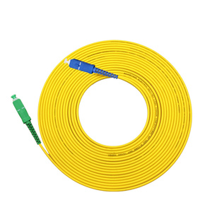 สายแพทช์คอร์ดไฟเบอร์ออปติกคุณภาพสูง LSZH แบบ Simplex SC/UPC SC/APC ความยาว 3 เมตร 5 เมตร 10 เมตร - Product Image 1