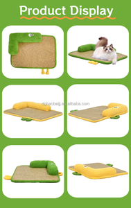 थोक ग्रीष्मकालीन पतली बिल्ली केनेल प्यारा कार्टून कुत्ते बिस्तर और बिल्ली केनेल बॉक्स पैकिंग सस्ते पालतू फर्नीचर ठंडा कुत्ते चटाई - Product Image 6