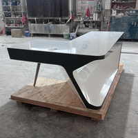 Bureau en forme de L pour la maison et intérieur peu encombrant Mobilier de table pour ordinateur de travail