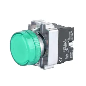 GEYA GXB2 22mm empurrão botão interruptor de parada de emergência com tampa de metal 10A