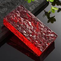 Clear Solid Glass Bricks-Waterproof Fire-Resistant Eco-Friendly Partition Walls for Industrial Medical Kitchen Exterior Use