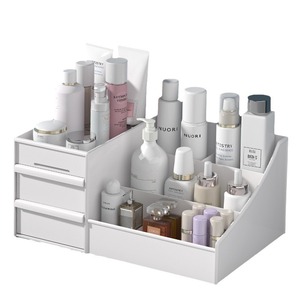 Stile moderno grande <span class=keywords><strong>cassetto</strong></span> Desktop <span class=keywords><strong>organizzatore</strong></span> per il trucco PP scatola di immagazzinaggio cosmetico per il rossetto accessori per gioielli - Product Image 5