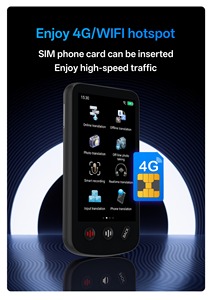 Dispositivo Traductor <span class=keywords><strong>de</strong></span> Idiomas con IA T27, SIM 4G, Chip Actualizado 2025, Dispositivo Traductor <span class=keywords><strong>de</strong></span> Voz Bidireccional en Tiempo Real - Product Image 5