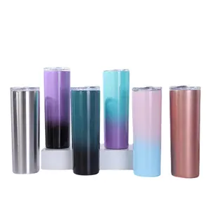 jiaxuan processing custom 20oz straight cup progressive color insulated water heat transfer Slimming thermal su