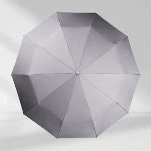 Parapluies de mariage fonctionnels pour l'extérieur avec garantie de satisfaction, parapluie pliable en 3 sections avec crochet pour sac - Product Image 1