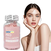 Gummies de Collagène Marin Herborigen pour l'Éclat de la Peau et Anti-Âge 5000mg – Complément de Collagène Sans Sucre pour la Santé des Cheveux, des Ongles et de la Peau