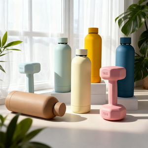 Biểu Tượng Tùy Chỉnh 500Ml 750Ml BPA Miễn Phí Nhỏ Miệng Đôi Tường Cổ Điển Chân Không Nhiệt Thể Thao Thép Không Gỉ Sang Trọng Chai Nước - Product Image 1