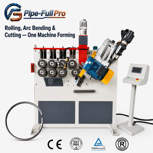 Spiral CNC Tube Ring Rolling Bending Cutting <b>Machine</b> Round Square Rectangular Stainless Steel Aluminum <b>Pipe</b> Circle Forming - Product Image 1