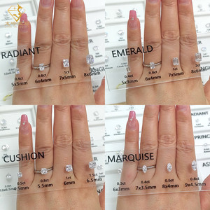 Vendita Calda 5A Bianco Cubic Zirconia Carat Size Chart Diamond Chart Size Strumenti per la <span class=keywords><strong>Gioielleria</strong></span> Store - Product Image 4