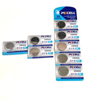3v 210mAh de litio de LiMnO2 moneda botón batería CR2032