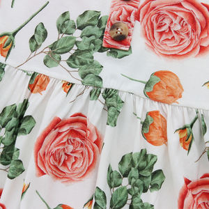 Одежда для девочек Persnickety, вечернее платье, детская одежда, розовое Цветочное платье, осенние платья для маленьких девочек - Product Image 3