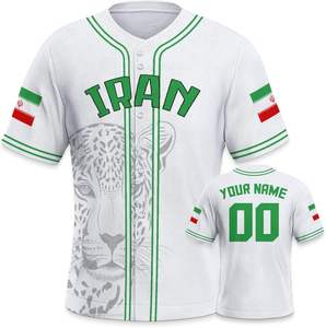 Respirant personnalisé Venezuela Baseball Jersey Shirt pour les fans de football Hommes Jeunes Femmes Cadeaux Personnaliser Nom Numéro S-6XL - Product Image 1