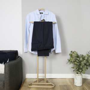 Multifunction Iron Floor <b>Standing</b> <b>Coat</b> <b>Rack</b> With Hat <b>Rack</b> For Living Room Home Clothes Organizer Rectangle Shape Black And - Product Image 3