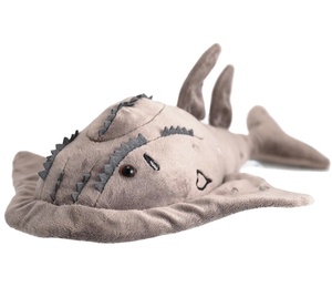 Peluche personnalisée en forme de poisson-<span class=keywords><strong>guitare</strong></span> gris à bec de cygne - Product Image 1