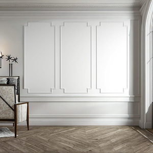 Kit de Moulures Murales Pré-découpées à Coller, Panneaux de Soubassement Prêts à Poser pour la Décoration Intérieure - Product Image 3