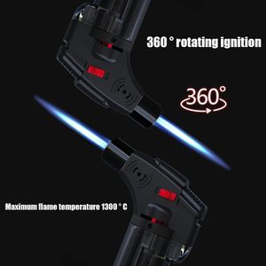 Bật lửa khò gas butan, có thể nạp lại, giá rẻ, bán buôn, cầm tay, ngọn lửa mạnh - Product Image 4