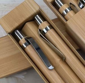 Lot de stylos en bambou en gros - Événements d'entreprise, promotions et prix de concours - Impression de logo personnalisable pour cadeaux d'entreprise et scolaires - Product Image 3