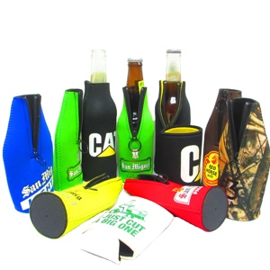 Custom Large Capacity 330ml Neoprene Bottle Cooler Soft Durable Eco-Friendly Light <b>Weight</b> Zipper Closure Foldable for Wine - Product Image 6