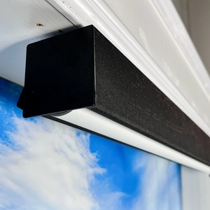 Điện cửa sổ bức tranh Rèm cơ giới thông minh in ấn Con lăn Rèm DIY đồ họa bóng râm - Product Image 5