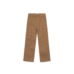 All'ingrosso <span class=keywords><strong>pantaloni</strong></span> Cargo per bambini in cotone per ragazze Multi bottone elastico da 2 a 8 anni <span class=keywords><strong>pantaloni</strong></span> per bambini con disegno a gamba larga - Product Image 5