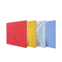 Vente en gros de panneaux acoustiques en feutre PET autocollants panneaux acoustiques muraux en tissu feutre panneaux muraux en feutre acoustique pour bureau