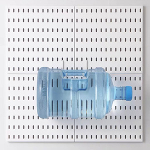 Étagère murale perforée To Tomorrow avec trous ronds, sans perçage, en plastique, pour l'organisation de la cuisine - Product Image 3