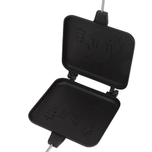 Popular Portable Sandwich Cake Mold Aluminium Roasting Pan Outdoor Use Two Side Breakfast Sandwich Grill Pan - Product Image 5