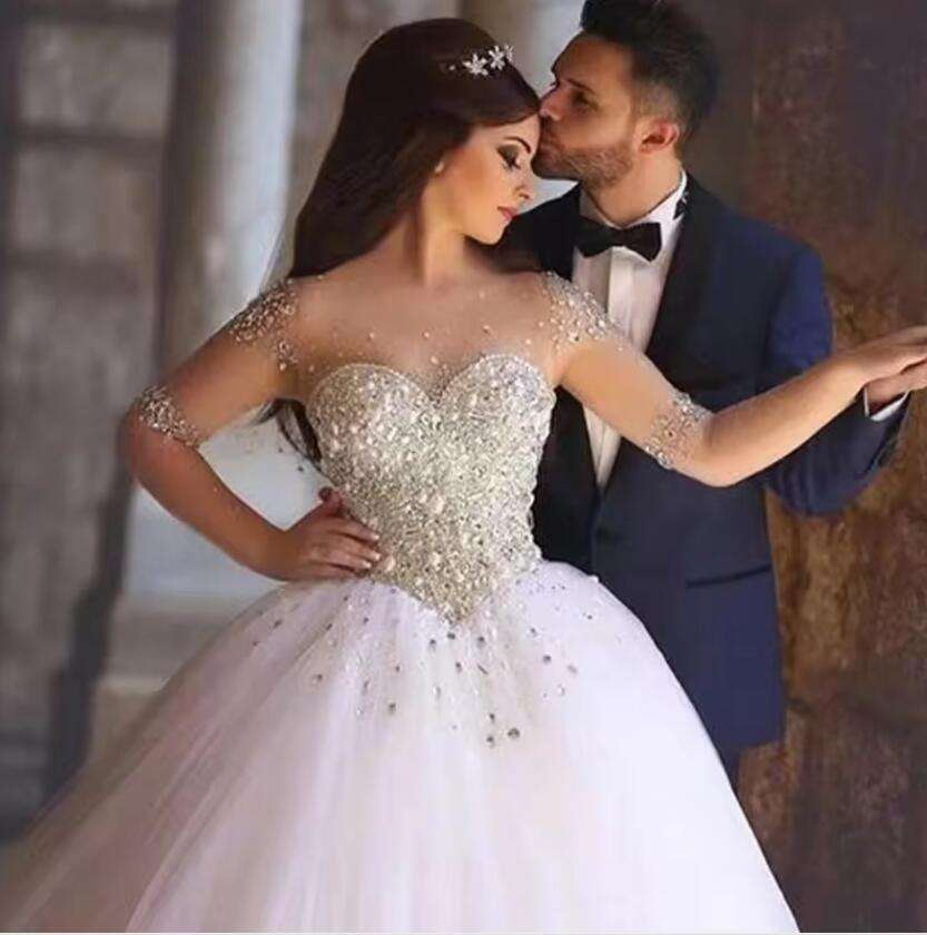 wedding dreses with dimond full