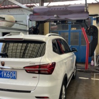 Machine de lavage de voiture entièrement automatique sans contact, système de lavage de voiture haute pression 360° avec séchage rapide électrique