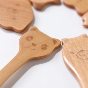 Cuillère à dessert en bois <span class=keywords><strong>de</strong></span> haute qualité pour enfants, motif animal, 10 ml, mini, écologique, pour <span class=keywords><strong>le</strong></span> miel et les desserts - Product Image 6