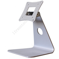 Support de moniteur de bureau, Support de rehausseur d'affichage LCD LED de bureau, Angles réglables, Support en acier VESA 75x75mm/100x100mm