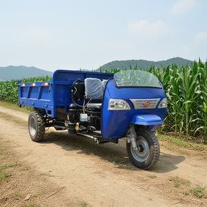 Tricycle à benne basculante de fabrication chinoise, <span class=keywords><strong>moto</strong></span> cargo 18/22/25 CV, tricycle agricole à trois <span class=keywords><strong>roues</strong></span> - Product Image 1
