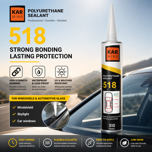 Scellant pour vitres de voiture Sikaflex, adhésif polyuréthane pour vitres, scellant pour pare-brise de voiture, 20 ans d'expérience, 600 ml, 310 ml - Product Image 4