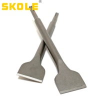 Meilleures mèches de burin rotatif électrique en acier 40Cr ZHONGPIN SDS Plus, pointe plate, pour briser les murs de briques et le béton, certifiées IECEE