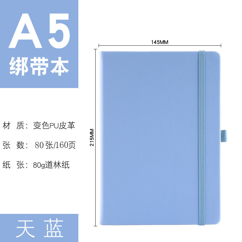 Light blue/with pen insert