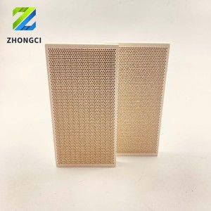 Paneles Cerámicos de Nido de Abeja de Infrarrojo Lejano en Forma de 8 de 147*74*13 mm, Venta Directa de Fábrica, Aptos para Hornos de Cocina o Industriales - Product Image 5