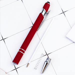 Eacajess biểu tượng tùy chỉnh kim loại Bút bi cảm ứng mềm mại điện dung <span class=keywords><strong>Stylus</strong></span> iPhone iPad Màn hình khuyến mãi mới lạ bút 1.0 mét bằng văn bản - Product Image 4