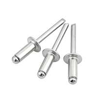 Rivets aveugles à extrémité ouverte en aluminium de haute qualité, tête ronde sans nickel, personnalisables, marque HANSHA, fabriqués en Chine