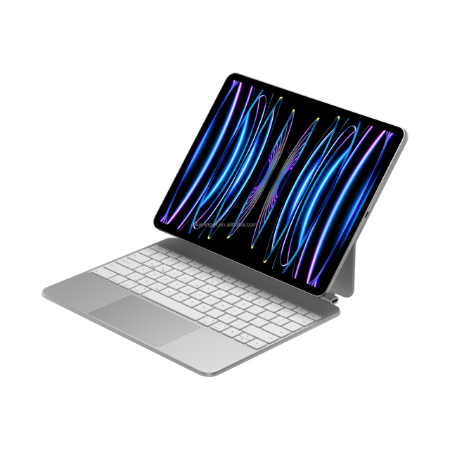 Keyboard Case for iPad Air 13 (M4 2026/M3 2025/M2 2024) and iPad Pro 12.9 Inch 6th/5th/4th/3rd Floating Cantilever Stand